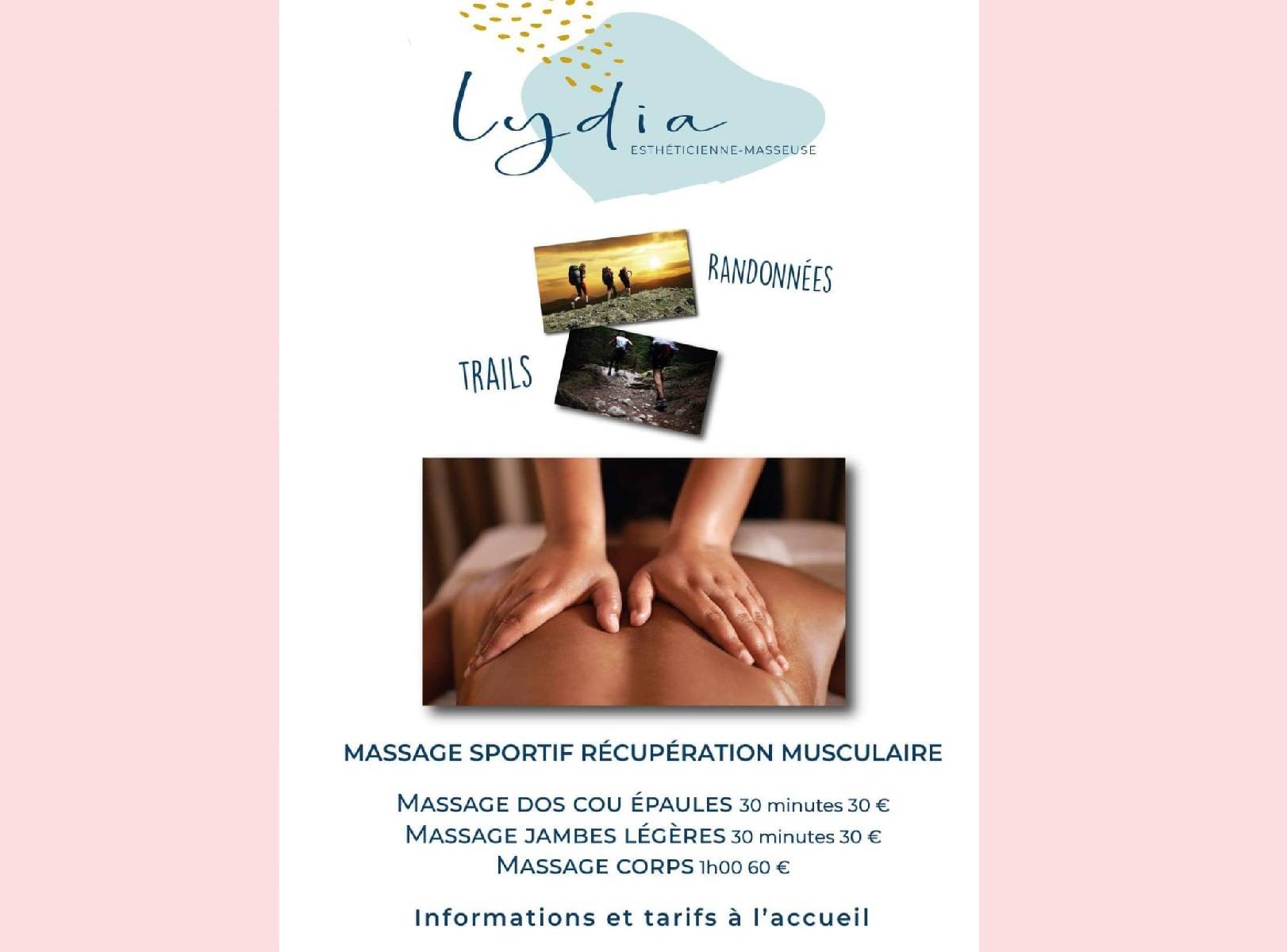Soins et massages bien-être au camping Camping avec animations bien-être | Les Lavandes - Darbres